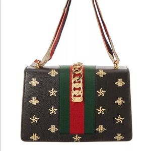 Gucci sylvie small bee & star bag
